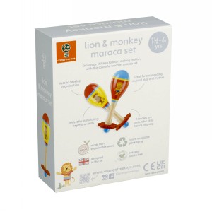 OT Lion & Monkey Maracas Set